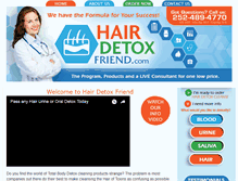 Tablet Screenshot of hairdetoxfriend.com